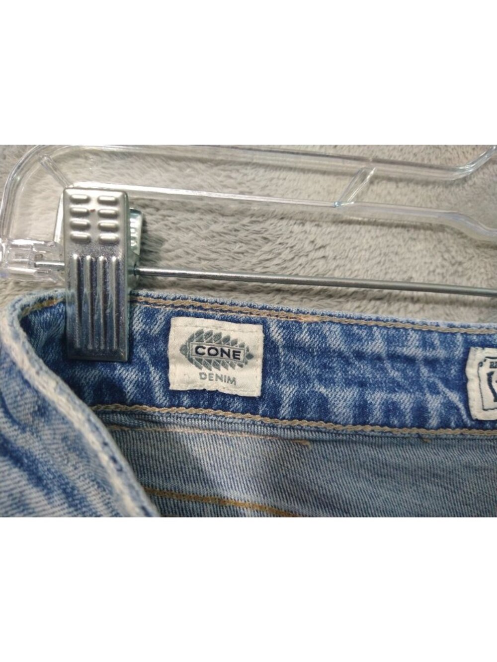 Lucky Brand Jeans Womens 4/27 Blue Cone Denim AVA Skinny Mid Rise Distressed - Picture 8 of 12